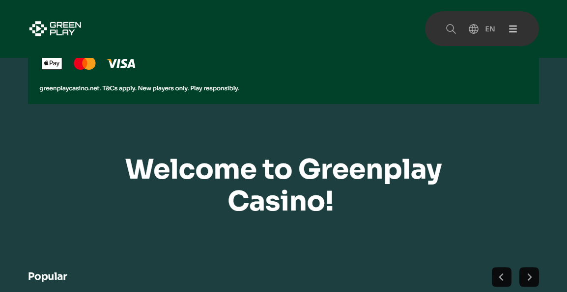 Greenplay Casino Desktop screenshot